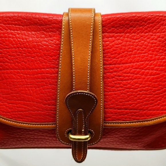 ♥️ VINTAGE ♥️ Dooney & Bourke All Weather Leather Equestrian Bag - Picture 6 of 16